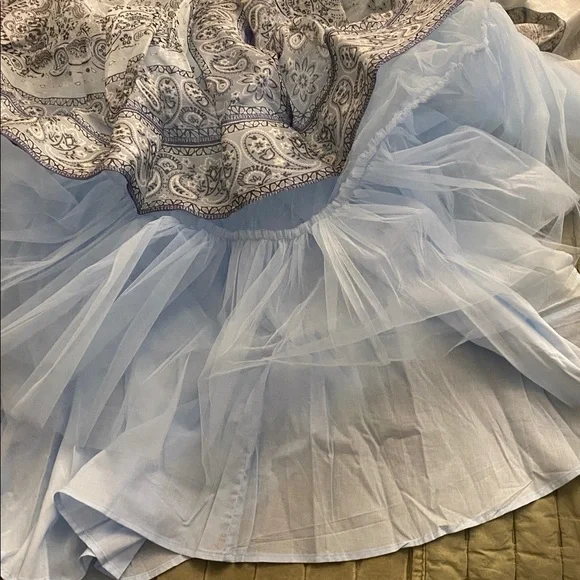 Zimmermann Light Blue Paisley Maxi Skirt - Picture 7 of 7